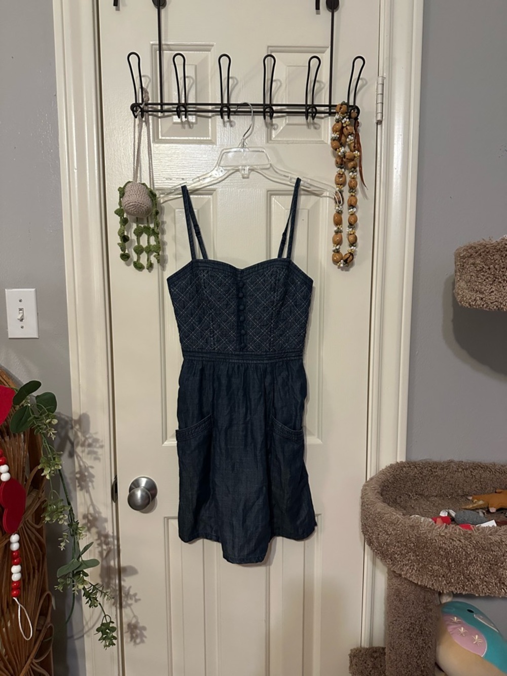 Dark Blue Denim Sundress